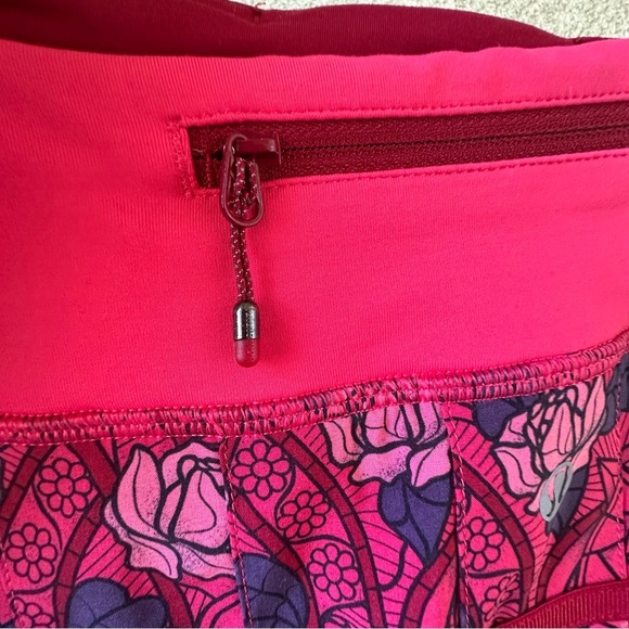 Lululemon Athletica Pink Patterned Skater Skirt - Picture 4 of 5